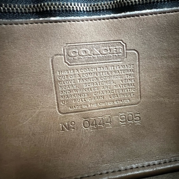 Coach 9820 Swagger Crossbody Bag – Putty – Vintage USA Leather Purse Authentic - Picture 9 of 16
